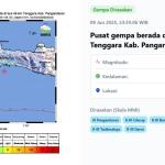 Gempa Magnitudo 5,0 Guncang Pangandaran, Terasa hingga Tasikmalaya dan Garut
