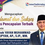 Inovasi Layanan Adminduk Diapresiasi, Kadisdukcapil Ciamis Yayan M. Supyan Tembus 10 Besar ASN Berprestasi Jabar 2026