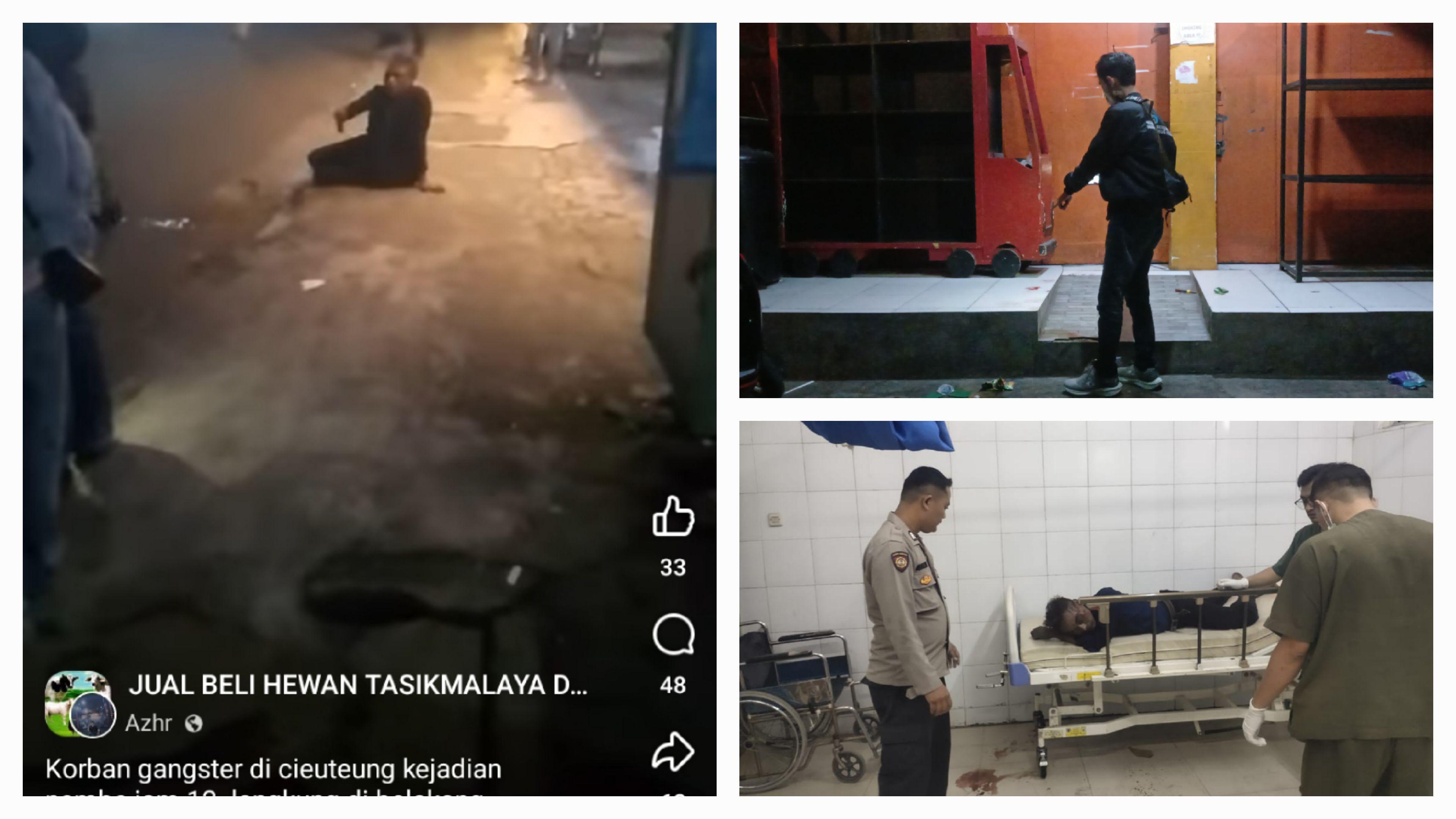 Viral Video Korban Pembacokan Geng Motor di Cieunteung Tasikmalaya, Ternyata ODGJ Mabuk Bawa Sajam dan Tantang Warga