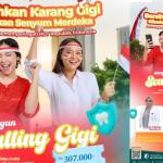 Sambut HUT Ke-81 RI, RS Jasa Kartini Tasikmalaya Hadirkan Promo Scaling Gigi 'Kibarkan Senyum Merdeka'
