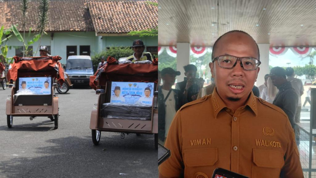 220 Unit Becak Listrik Bantuan Presiden Tiba di Tasikmalaya, Pemkot Siap Salurkan dan Integrasikan dengan Program Rabu Biru
