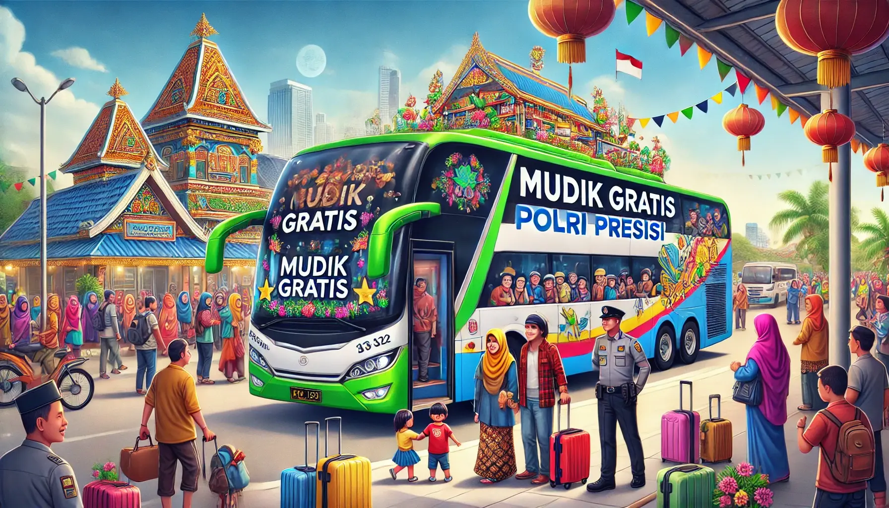 Polres Tasikmalaya Kota Gelar Mudik Gratis untuk Warga Menuju Yogyakarta dan Solo