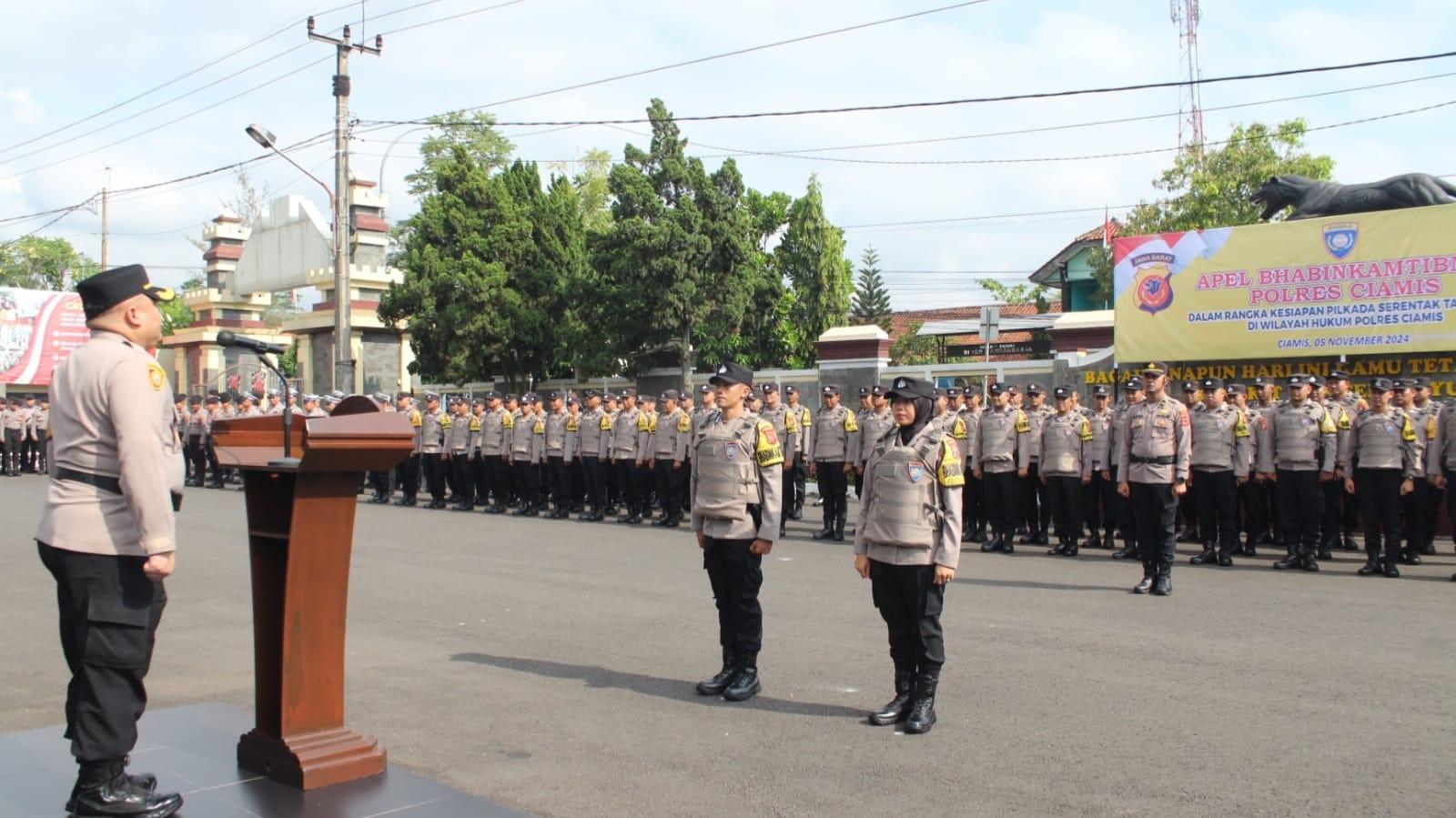 Apel Bhabinkamtibmas, Polres Ciamis Matangkan Persiapan Pilkada Serentak