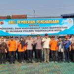 Apresiasi Dedikasi dan Kolaborasi, Polres Tasikmalaya Kota Beri Penghargaan untuk Personel dan Masyarakat Berprestasi