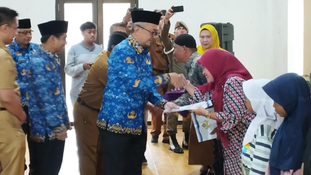 Apresiasi Pengabdian, Sebanyak 297 Pensiunan Korpri Ciamis Terima Uang Kadeudeuh