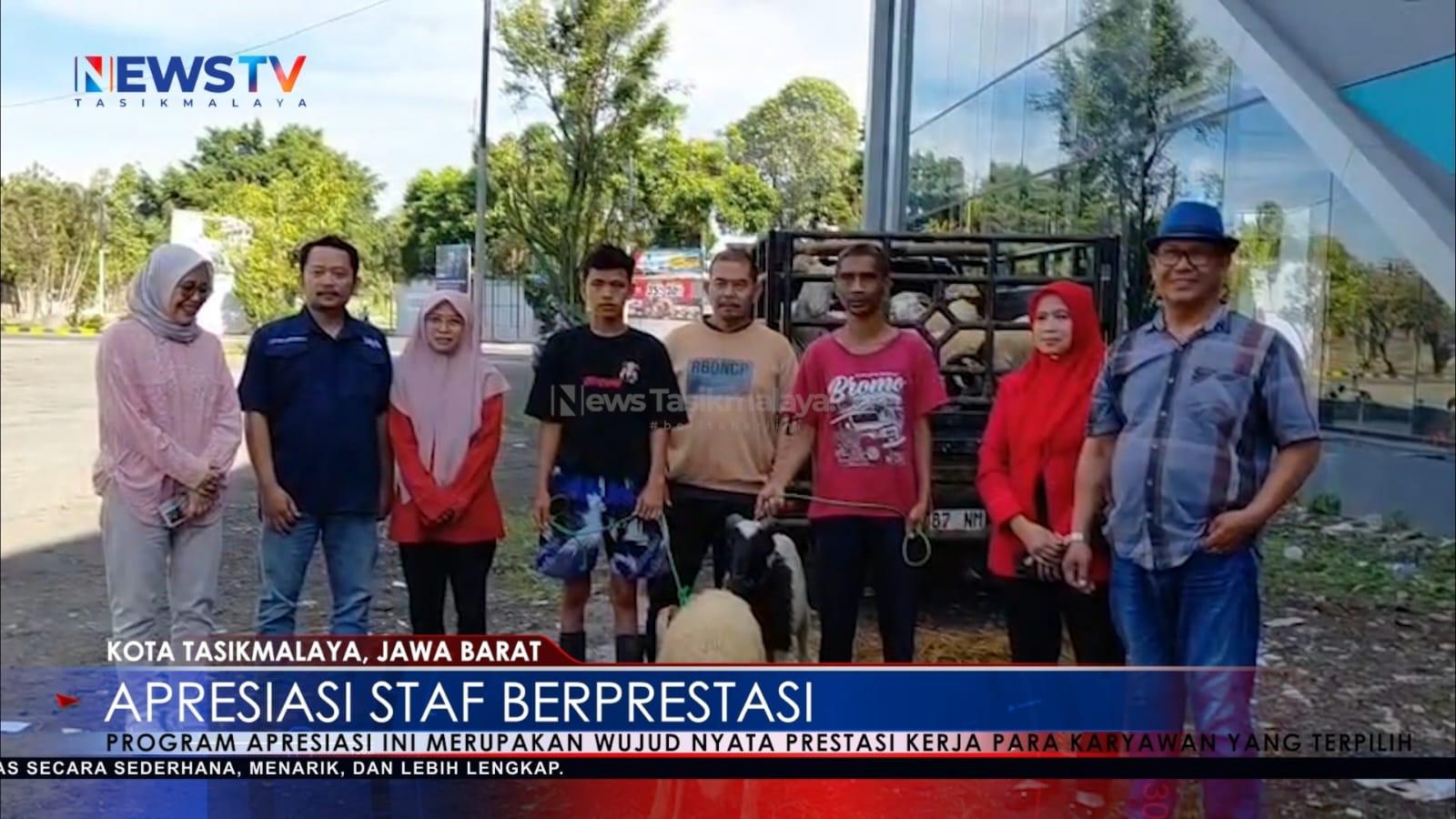 VIDEO: Apresiasi Staf Berprestasi, Asia Group Tasikmalaya Kurbankan 5 Ekor Domba Atas Nama Karyawan