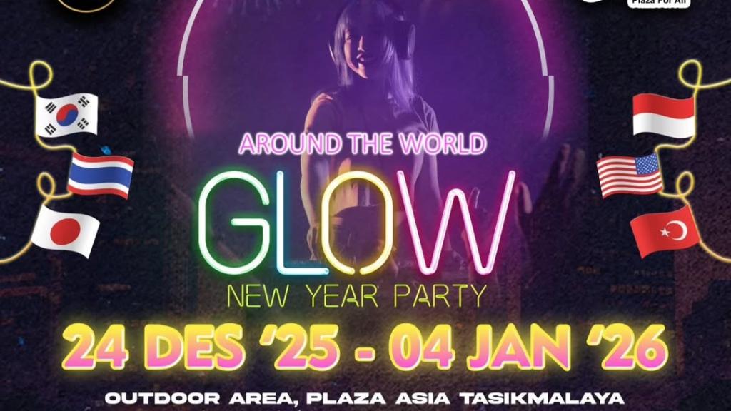 Around The World Glow New Year Party 2026 Siap Meriahkan Akhir Tahun di Plaza Asia Tasikmalaya