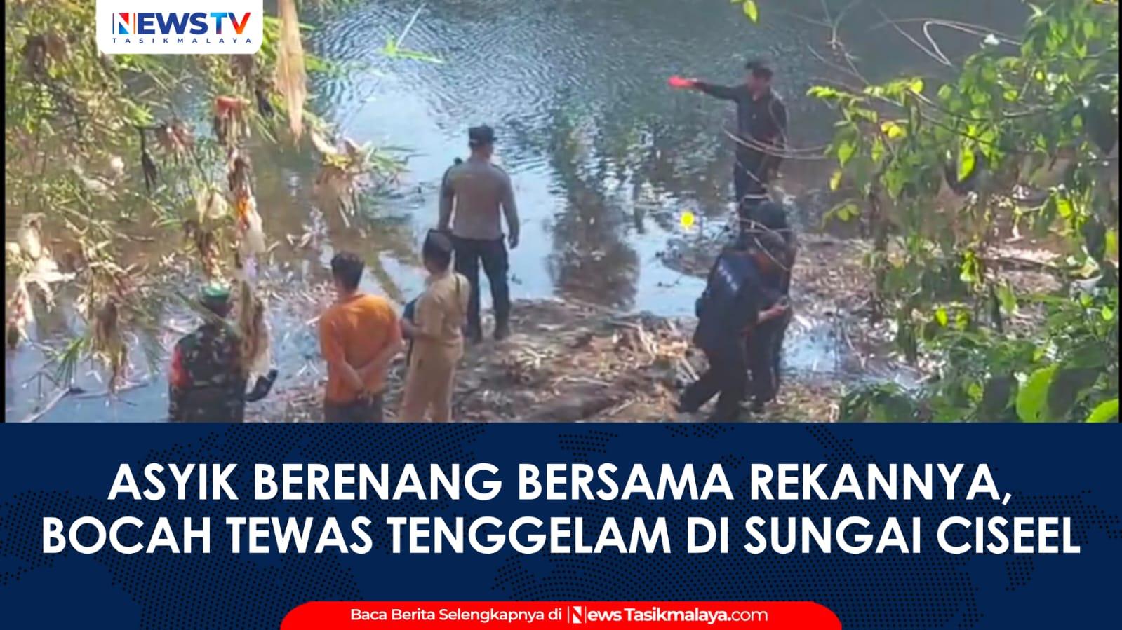 VIDEO: Asyik Berenang Bersama Rekannya, Bocah 4 Tahun di Kota Banjar Tewas Tenggelam di Sungai Ciseel