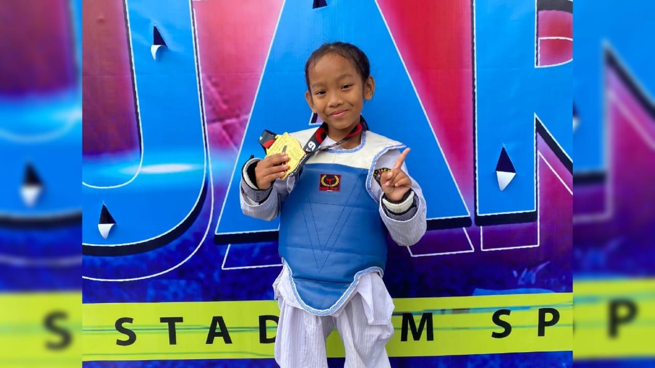 Atlet Cilik Tasikmalaya Syaquila Faeyza Arizoya Raih Piagam Emas di Ajang Prabu Taekwondo Challenge 9 Nasional di Tangerang