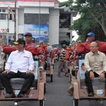 Salurkan 220 Becak Listrik Bantuan Presiden di Kota Tasikmalaya, Wali Kota Viman: Jangan Dijual!