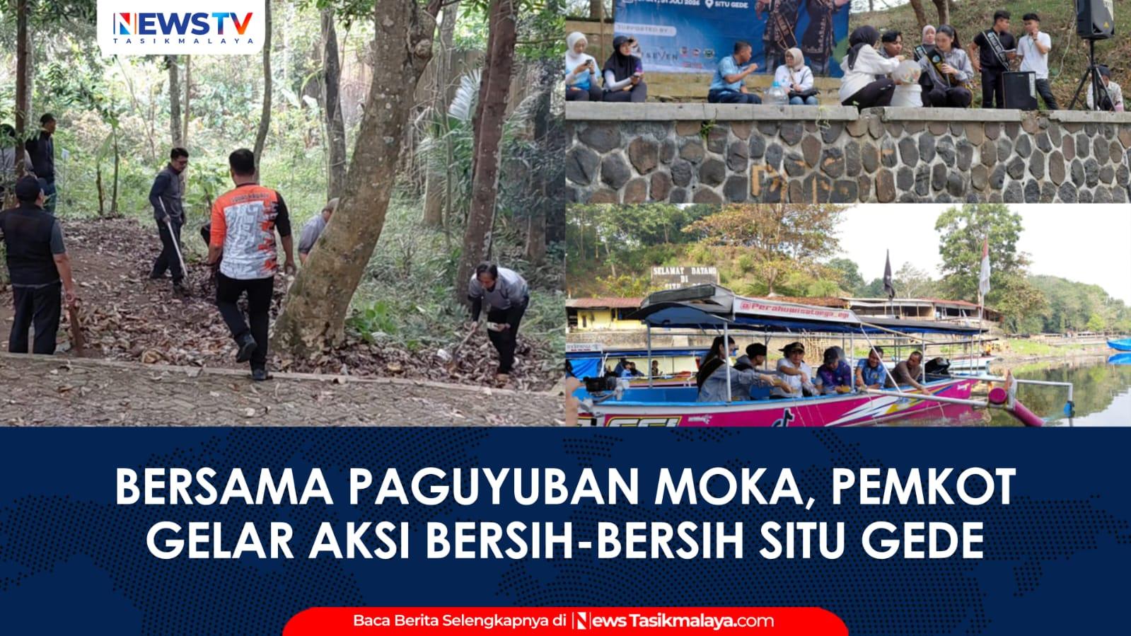 VIDEO: Bersama Paguyuban Moka, Pemkot Tasikmalaya Gelar Aksi Bersih Situ Gede dan Kampanye Green Sport Tourism