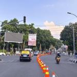 Bikin Bingung Pengendara di Pusat Kota, Lampu Lalu Lintas Simpang Masjid Agung Tasikmalaya Mati Total