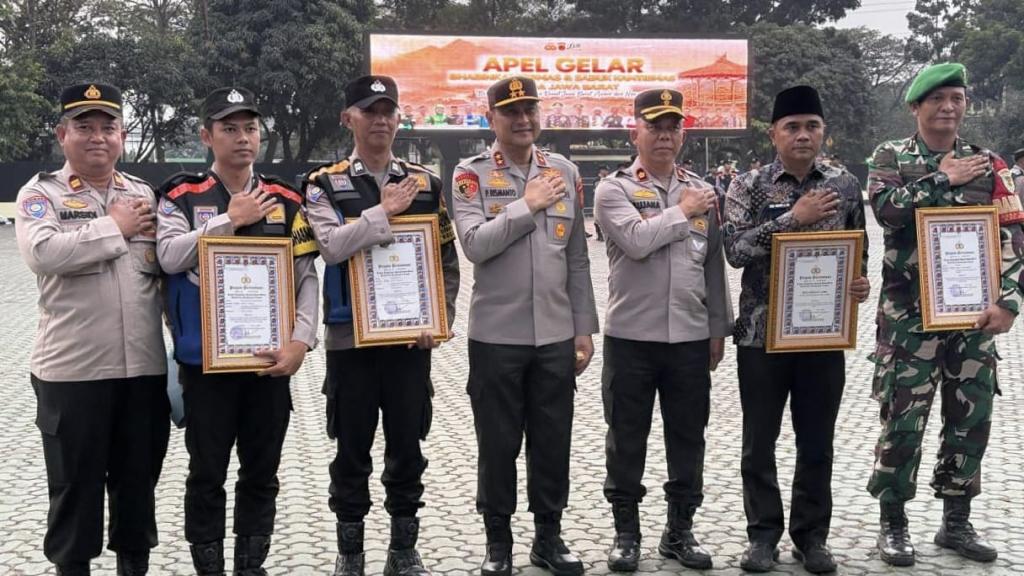 Borong 3 Penghargaan di Polda Jabar, Polres Ciamis Sabet Juara 1 Lomba 3 Pilar dan Satkamling