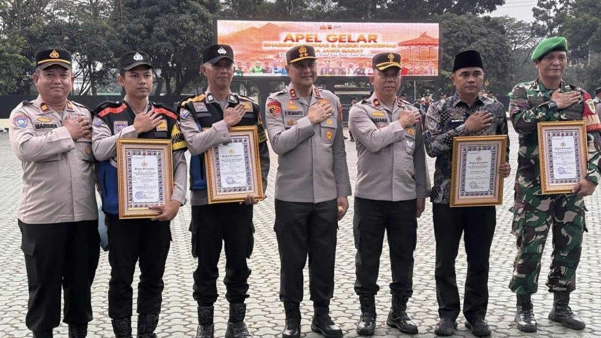 Borong 3 Penghargaan di Polda Jabar, Polres Ciamis Sabet Juara 1 Lomba 3 Pilar dan Satkamling
