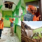 BPBD Asesmen Atap Roboh di SMPN 17 Tasikmalaya, Kerugian Capai Ratusan Juta Rupiah