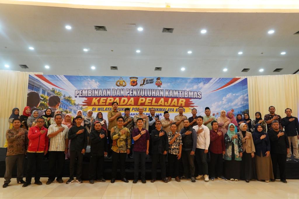 Buka Pembinaan Kamtibmas di Graha Asia, Kapolres Tasikmalaya Kota Dorong Pelajar Jadi Generasi Disiplin