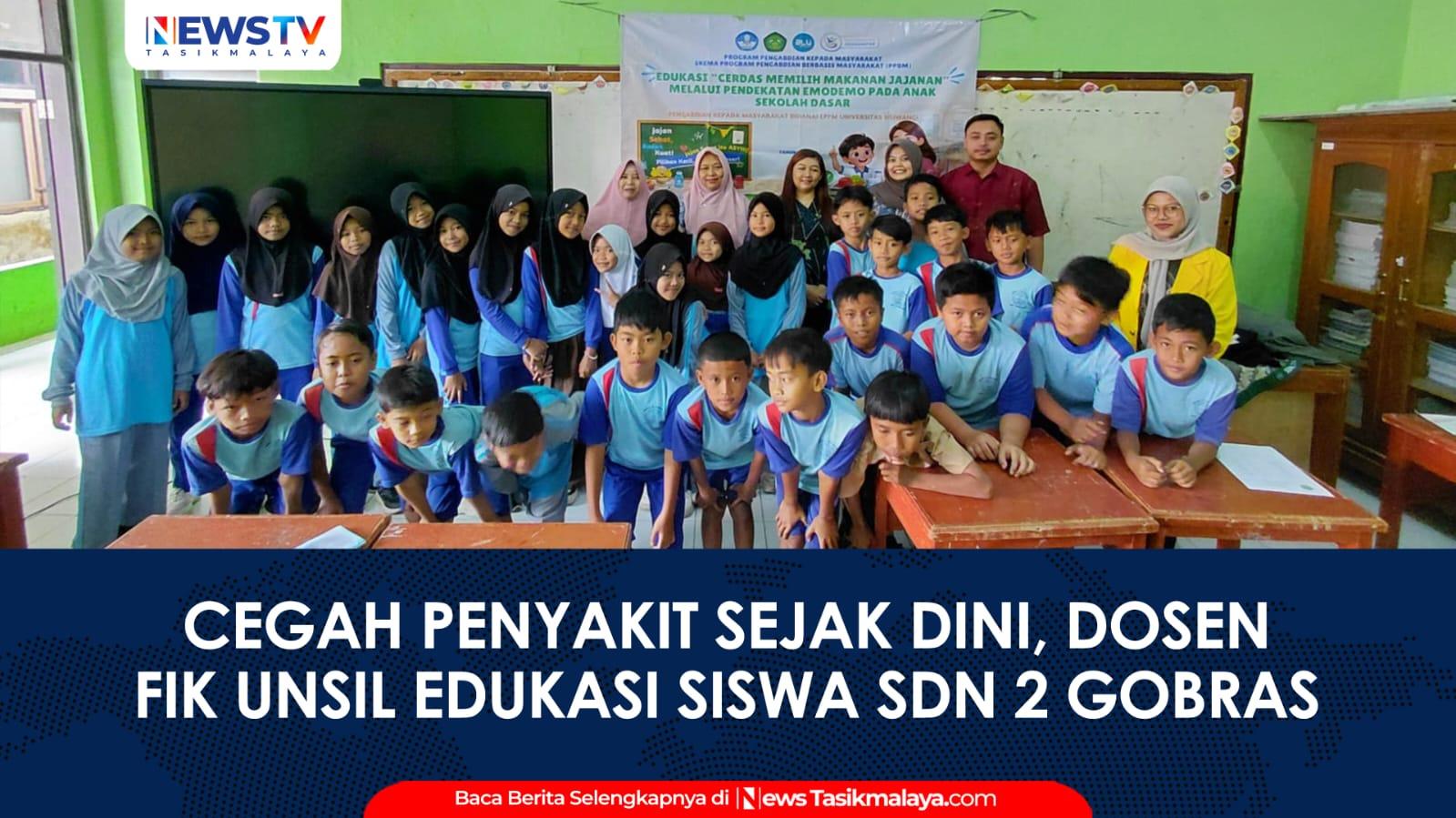 VIDEO: Cegah Penyakit Sejak Dini, Dosen FIK Unsil Tasikmalaya Edukasi Jajanan Sehat Pakai Metode Emodemo di SDN 2 Gobras