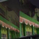 Dampak Gempa dan Lapuk, Atap Bangunan SMPN 17 Kota Tasikmalaya Roboh