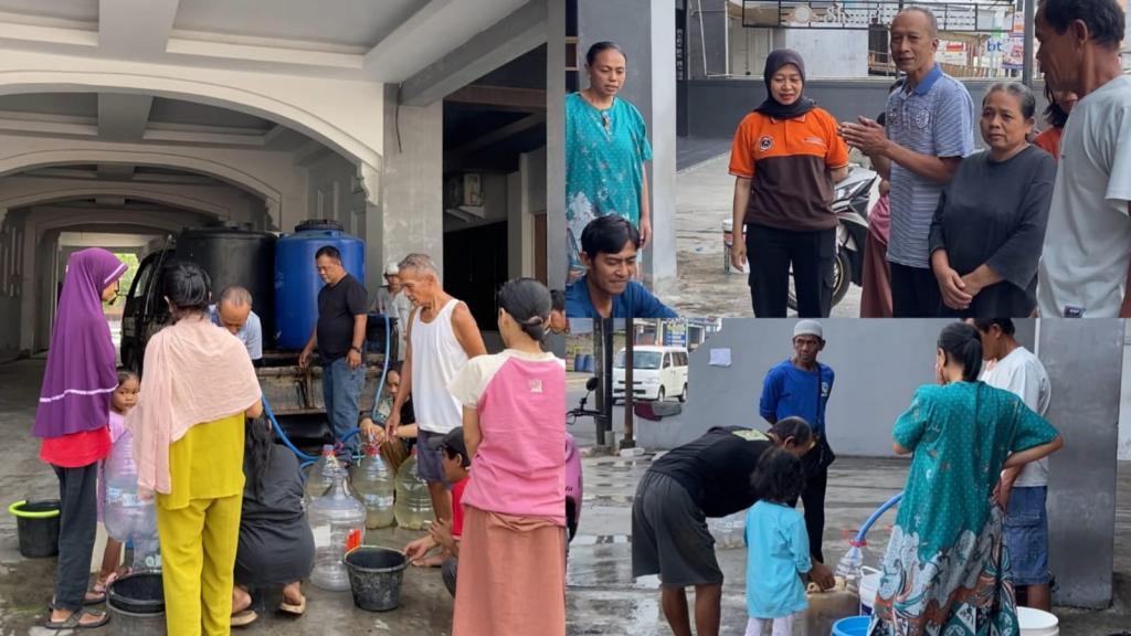 Dampak Kemarau Panjang di Kota Tasikmalaya, Shanrilla Grup Bagikan Air Bersih Gratis untuk Warga