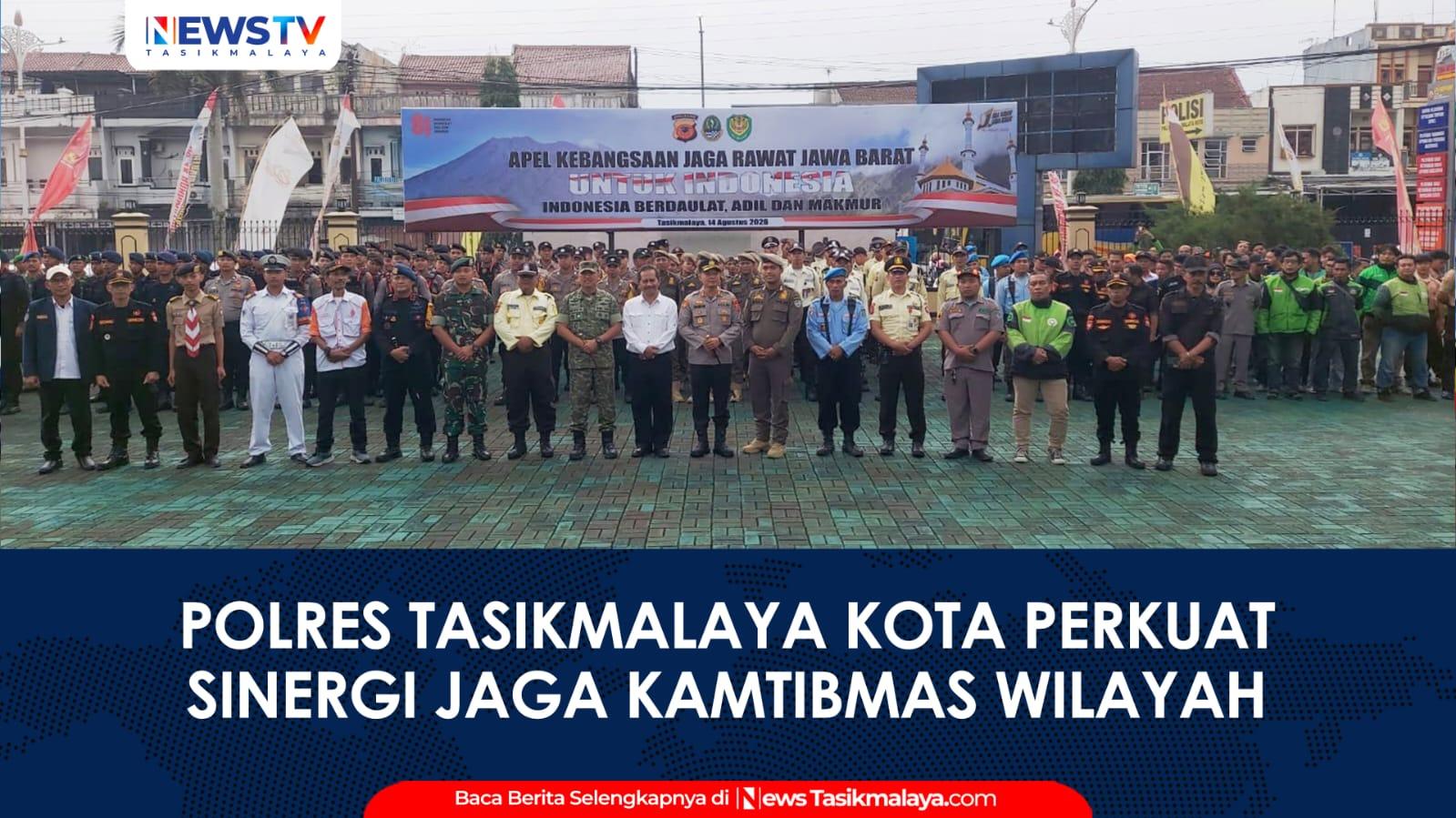 VIDEO: Deklarasi Kebangsaan Jaga Rawat Jawa Barat, Polres Tasikmalaya Kota Perkuat Sinergi Jaga Kamtibmas