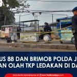 VIDEO: Densus 88 dan Brimob Polda Jabar Lakukan Olah TKP Ledakan di Kawasan Dadaha Tasikmalaya