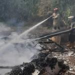 Diduga Korsleting Listrik, Kandang Ayam Tiga Tingkat di Cijeungjing Ciamis Ludes Terbakar, Kerugian Rp200 Juta