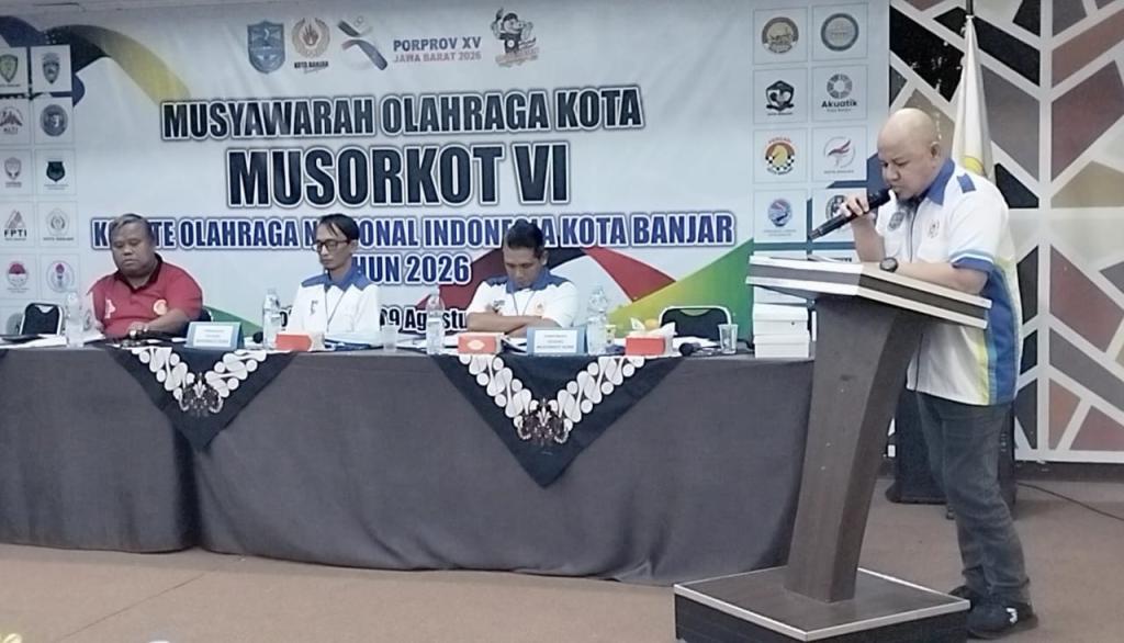 Diwarnai Aksi WO 10 Cabor, Musorkot Tetapkan Soedrajat Argadireja Jadi Ketua KONI Kota Banjar