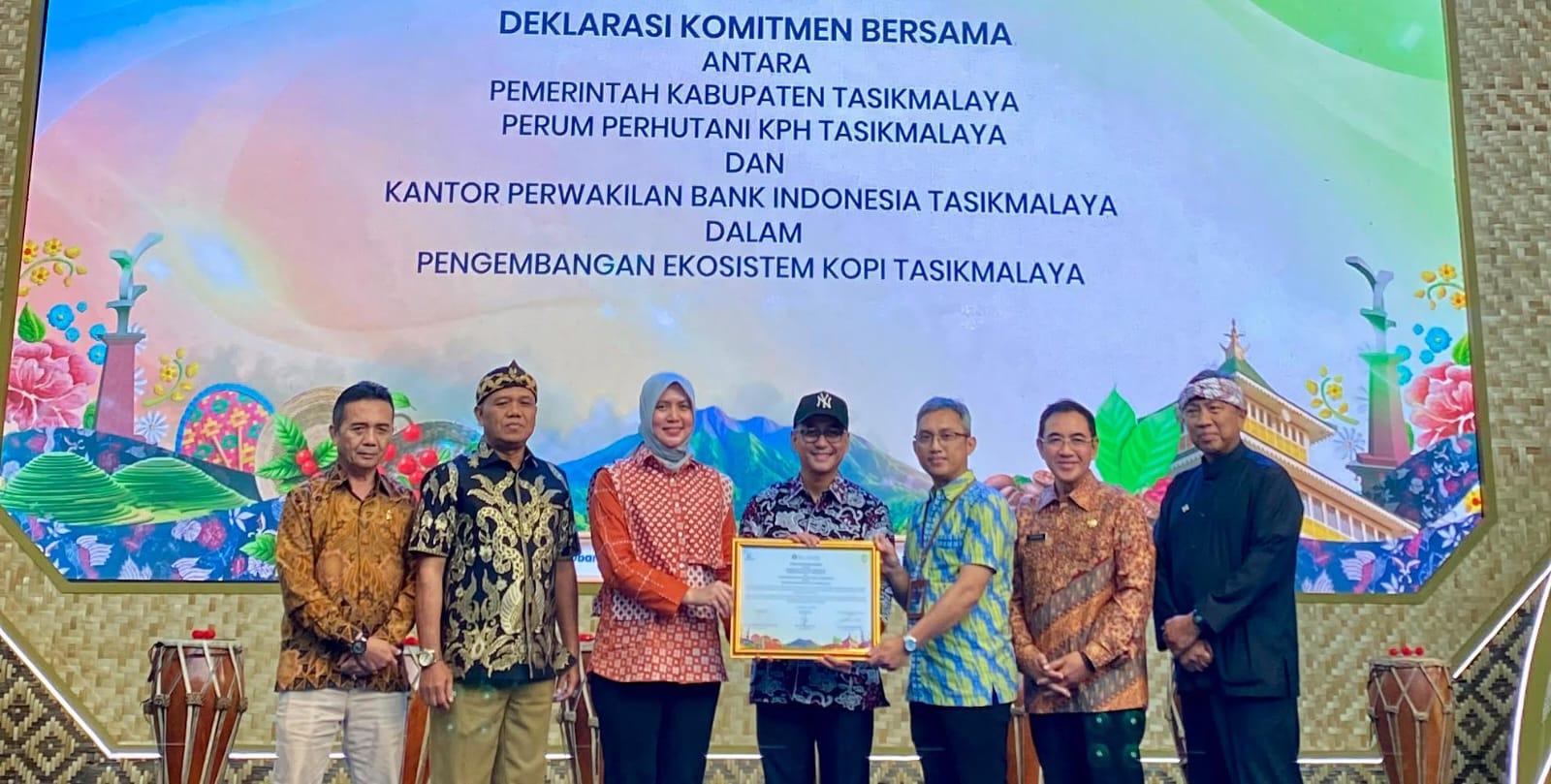 Dorong Kopi Lokal Tembus Pasar Ekspor, Perhutani, Pemkab, dan BI Sepakati Komitmen Pengembangan Ekosistem Kopi Tasikmalaya