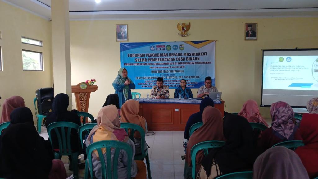 Dosen Unsil dan Unper Tasikmalaya Bekerja Sama Atasi Masalah Anemia di Desa Santanamekar