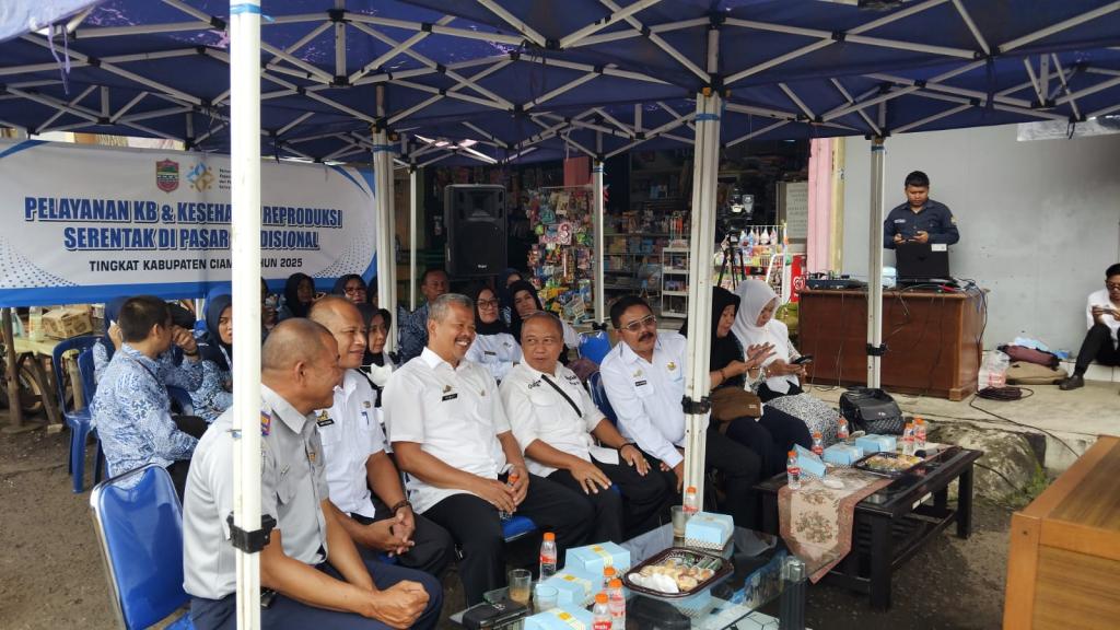DP2KBP3A Ciamis Sediakan Layanan KB Gratis di Pasar Tradisional