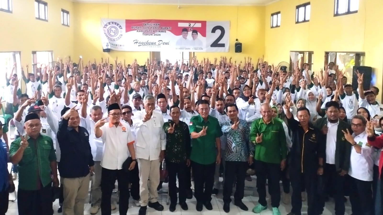 DPC PBB Ciamis Solidkan Dukungan untuk Herdiat-Yana di Pilkada 2024
