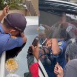 Dramatis! Detik-detik Damkar Evakuasi Anak Terkunci di Dalam Mobil di Indihiang Tasikmalaya