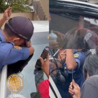 Dramatis! Detik-detik Damkar Evakuasi Anak Terkunci di Dalam Mobil di Indihiang Tasikmalaya