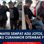 VIDEO: Dramatis! Sempat Adu Jotos dan Melawan Polisi, Dua Pelaku Curanmor Asal Garut Ditembak di Tasikmalaya