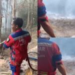 Dua Malam Satu Hari Berjibaku, Petugas Masih Tangani Kebakaran Lahan Limbah Kayu Pabrik di Kawalu Tasikmalaya