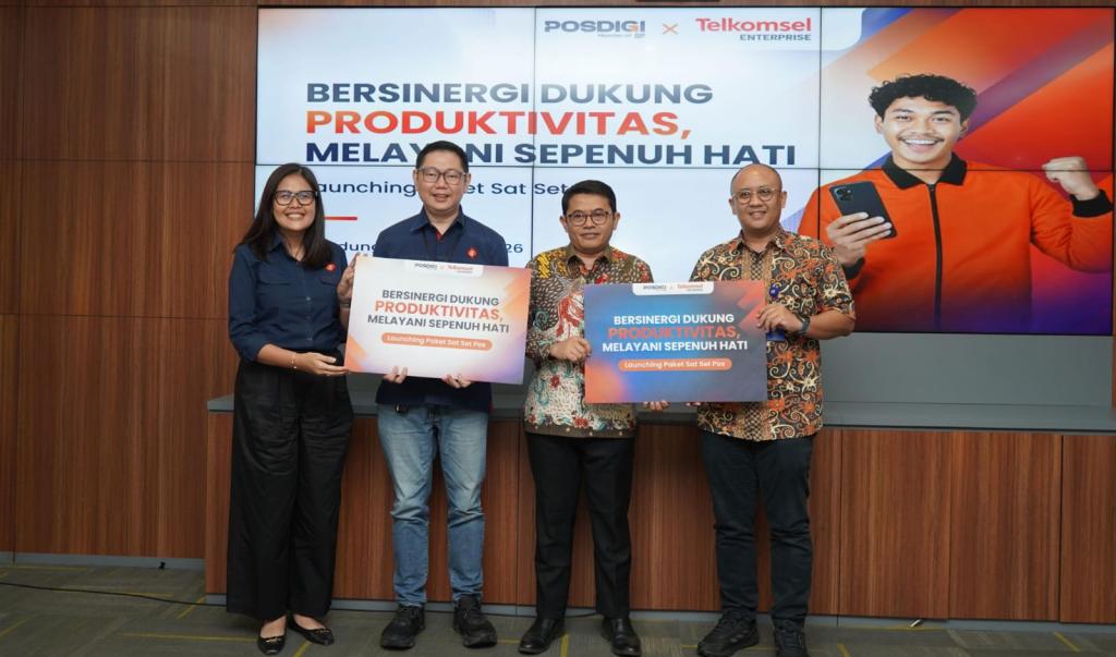 Dukung Operasional 200 Ribu Agen Pos, Telkomsel dan PosDigi Luncurkan Paket Sat Set Pos