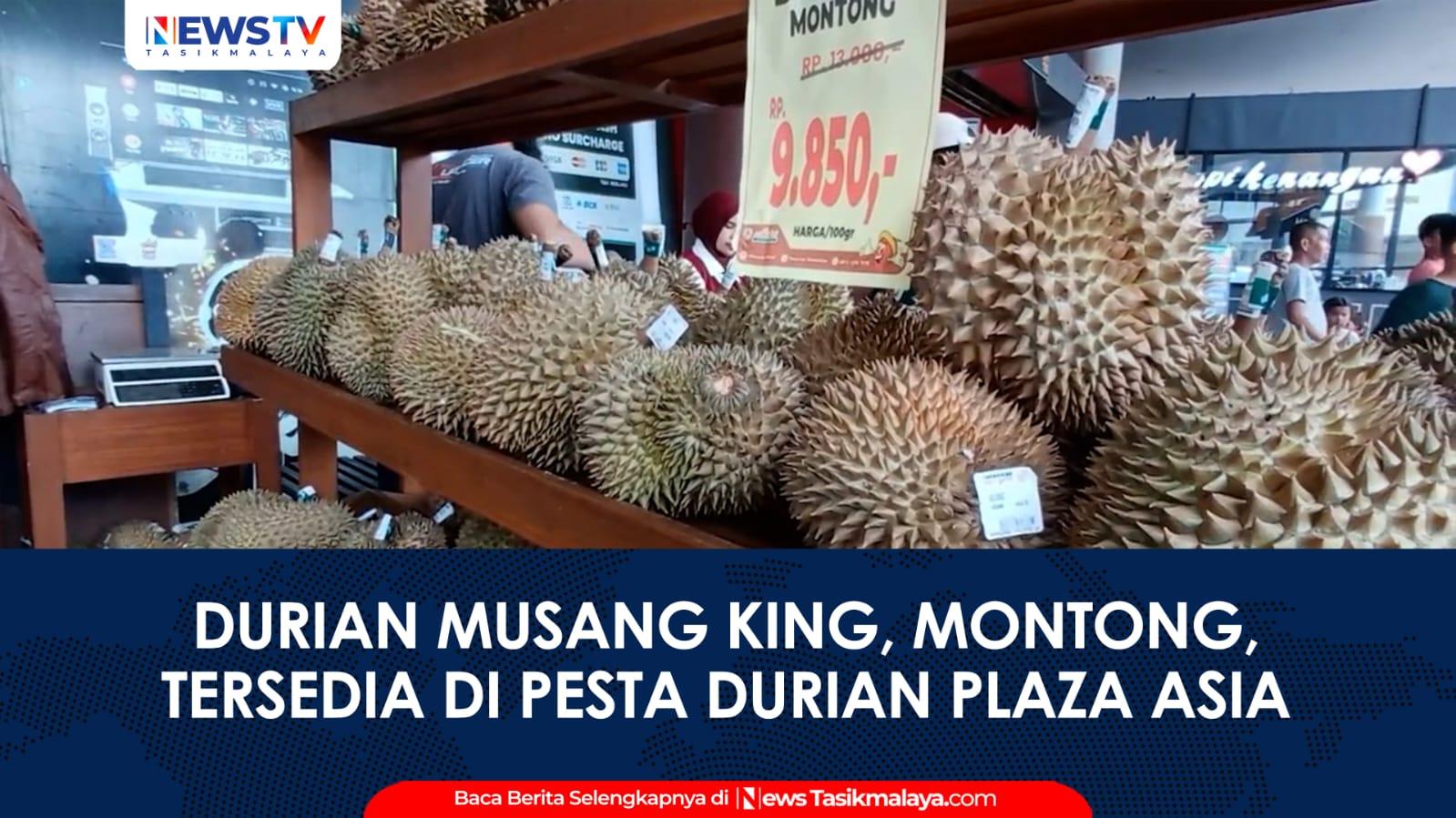 VIDEO: Durian Lokal hingga Premium, Pesta Durian di Plaza Asia Tasikmalaya Banjir Pengunjung