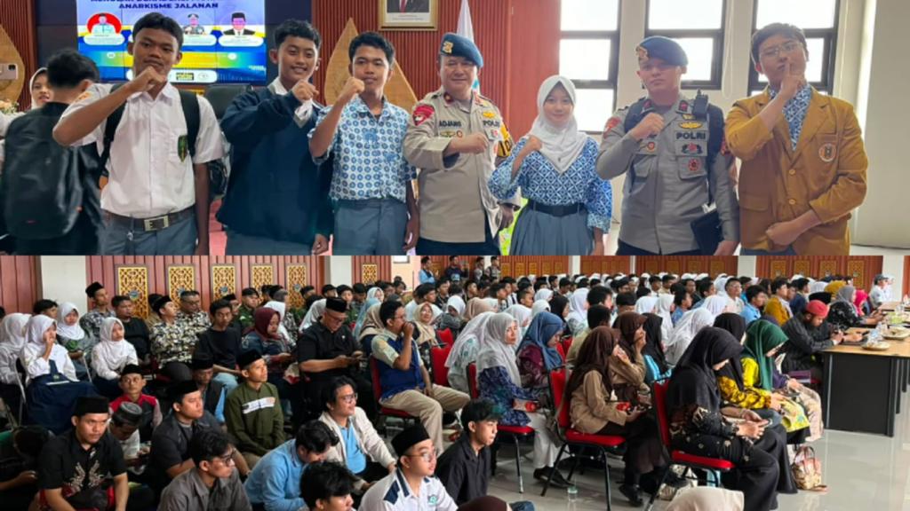 Edukasi Ratusan Pelajar Tasikmalaya, Danyon D Pelopor Satbrimob Polda Jabar Tegaskan Karakter Berkelas Dibentuk Disiplin Bukan Anarkisme