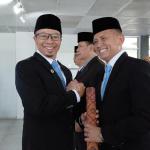 Ekspresi Sumringah Nanang Suhara Usai Resmi Dilantik Jadi Kepala DPKBP3A Kota Tasikmalaya
