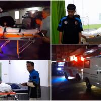 Empat Jenazah Korban Laka Maut Jamanis Diberangkatkan ke Jakarta dan Cilacap Menggunakan Ambulans