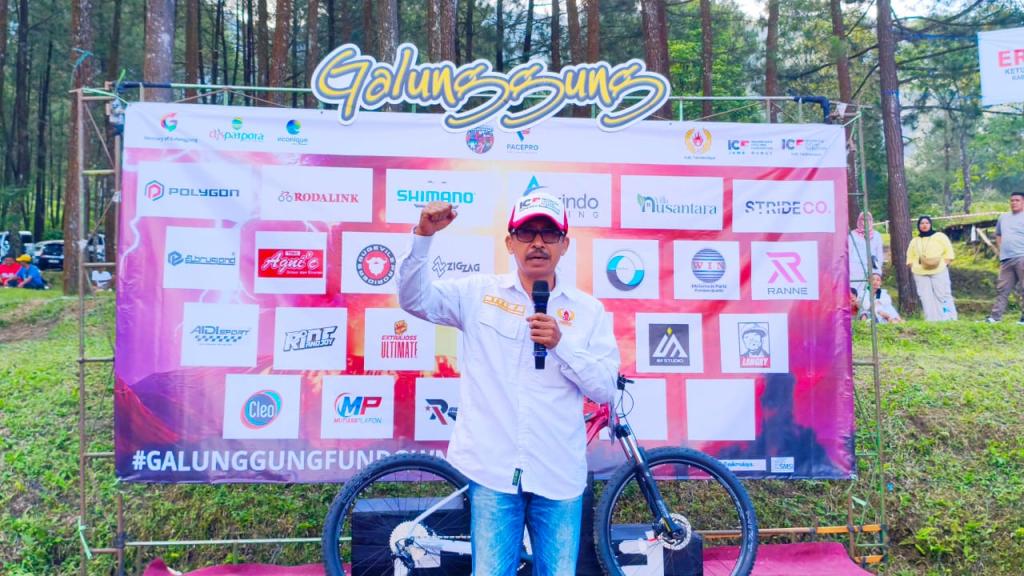 KONI Tasikmalaya Apresiasi Event Downhill Galunggung, Erry P: Bertaraf Nasional, Tahun Depan Harus Lebih Meriah