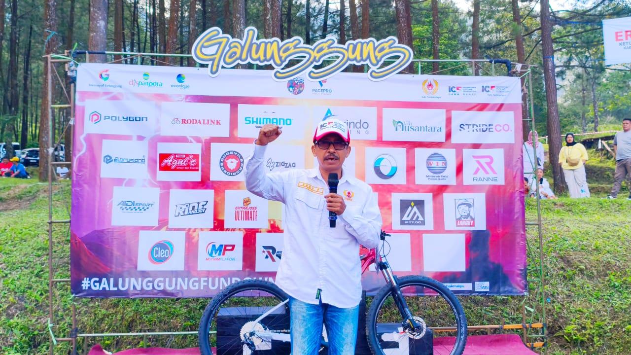KONI Tasikmalaya Apresiasi Event Downhill Galunggung, Erry P: Bertaraf Nasional, Tahun Depan Harus Lebih Meriah