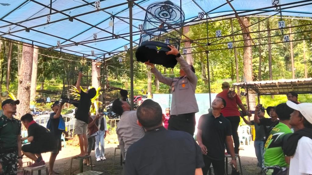Festival Burung Berkicau di Situ Mustika, Polres Banjar Dorong Wisata dan Ekonomi Lokal
