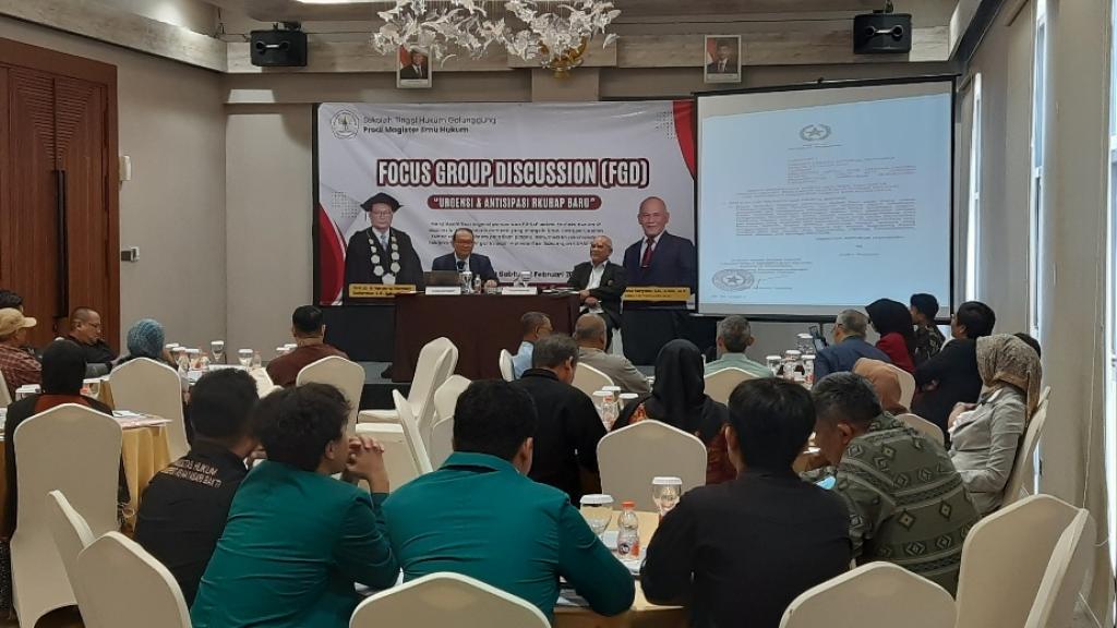 FGD Urgensi dan Antisipasi RKUHAP Baru 2023, Akademisi Tasikmalaya: Rawan Penyalahgunaan Wewenang