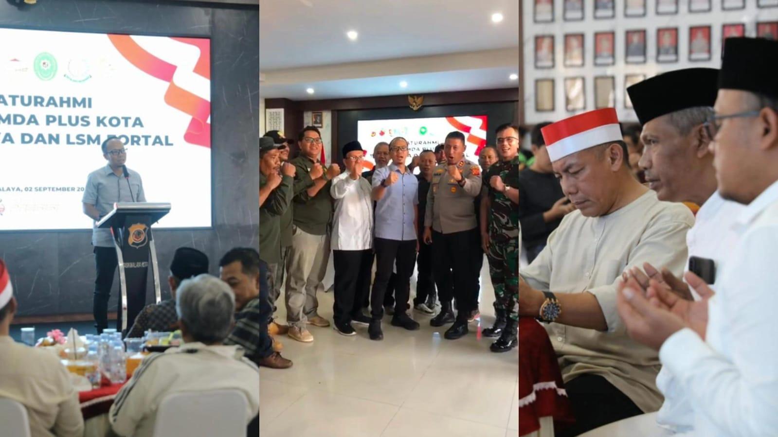 Forkopimda dan LSM Fortal Gelar Doa Bersama, Wali Kota Viman: Kota Tasikmalaya Harus Tetap Damai