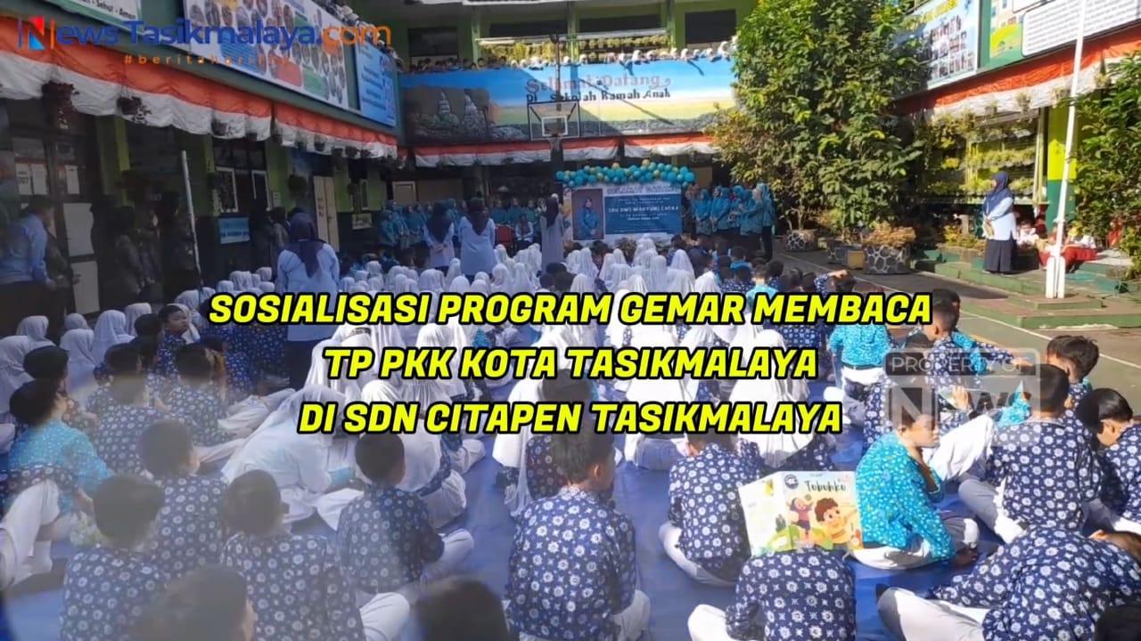 VIDEO: Tim Penggerak PKK Kota Tasikmalaya Dorong Budaya Membaca di SDN Citapen Melalui Gelari Pelangi