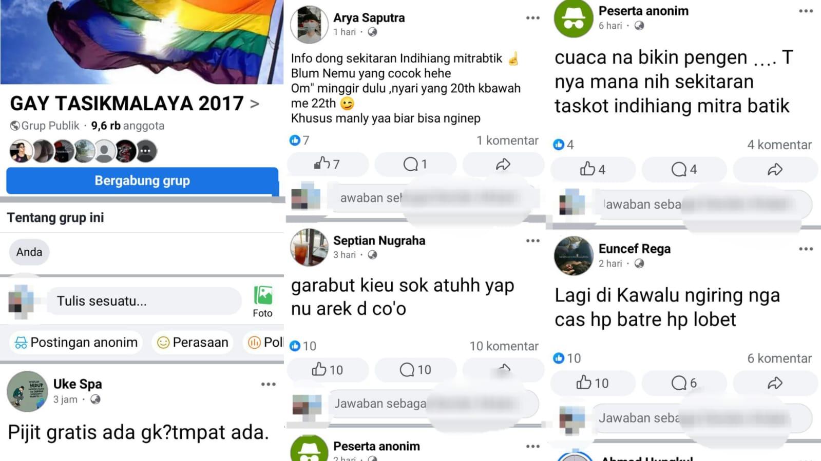 Waduh! Grup Facebook “Gay Tasikmalaya 2017” Ramai, Kasus HIV di Kota Santri Meningkat