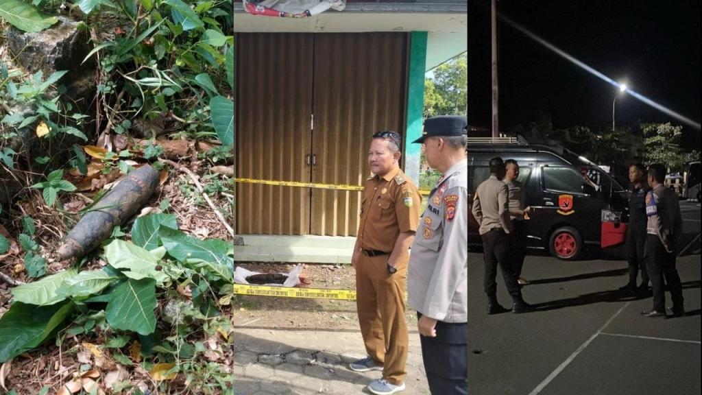 Geger! Penemuan Mortir Diduga Peninggalan Zaman Penjajahan Belanda di Pancatengah Tasikmalaya