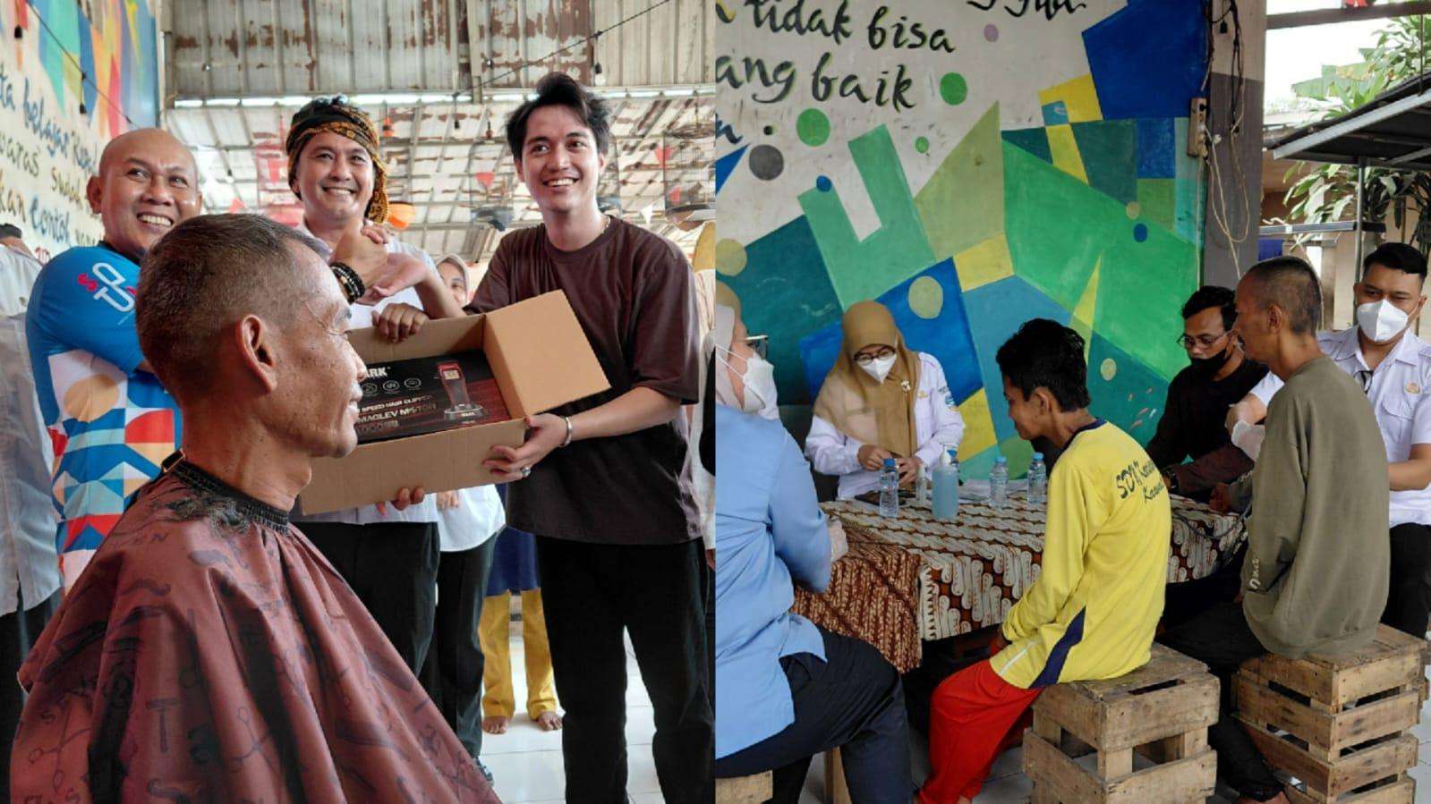 Gelar Bakti Sosial di Yayasan Mentari Hati, Pemkot Tasikmalaya Bersama Seven Barber Gelar CKG dan Cukur Gratis bagi Sobat Jiwa