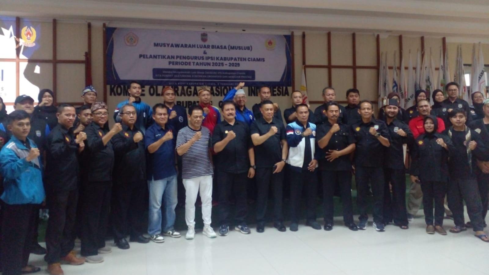 H Ramli Mahmud Terpilih Aklamasi sebagai Ketua IPSI Ciamis 2025-2029